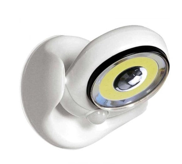 Lampa LED cu senzor de mișcare și rotație 360° – iluminare fără cabluri pentru orice colț al casei