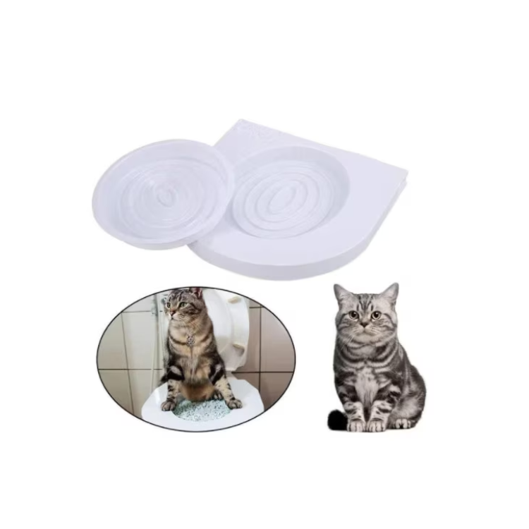 Kit pentru educarea pisicii la toaletă – 5 etape, fără mizerie