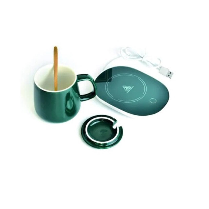 Cana cu încălzitor și linguriță – Temperatura constantă 55°C, 400 ml