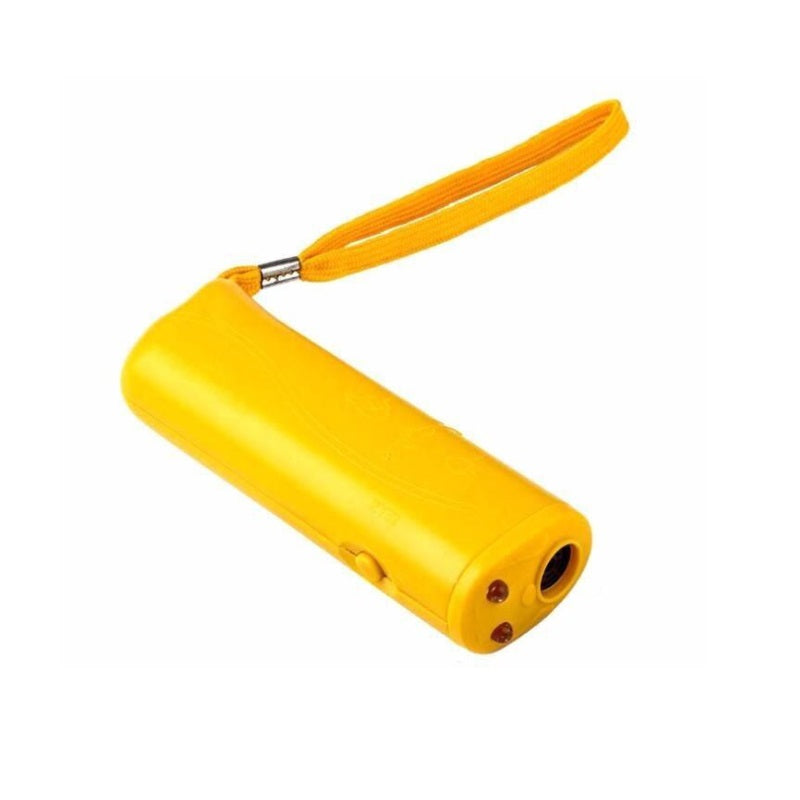 Aparat portabil cu ultrasunete și lanternă – protecție împotriva câinilor agresivi