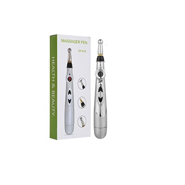 Stilou electrostimulare &amp; masaj — 3 capete, 9 niveluri de intensitate