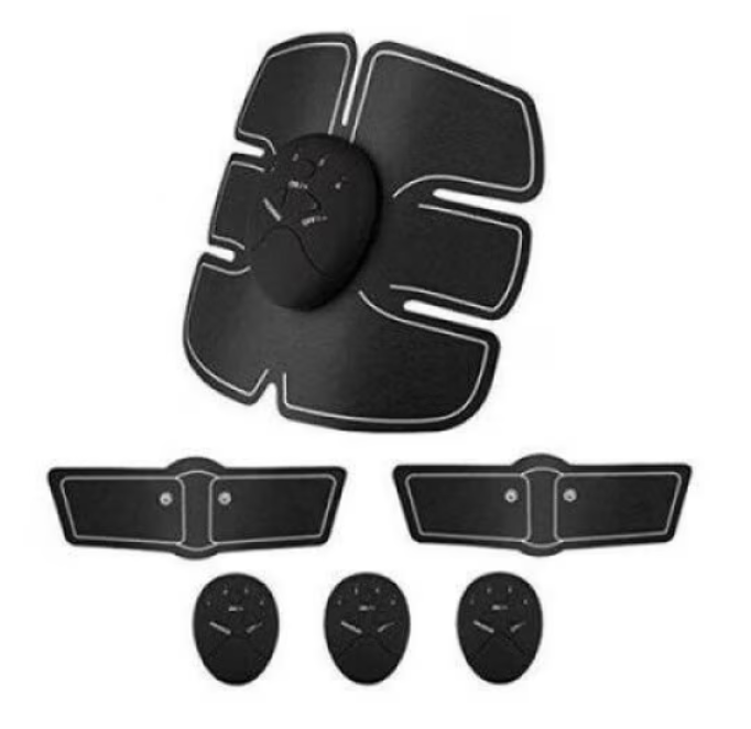 Electrostimulator corporal 3 zone – abdomen, brațe, picioare, USB