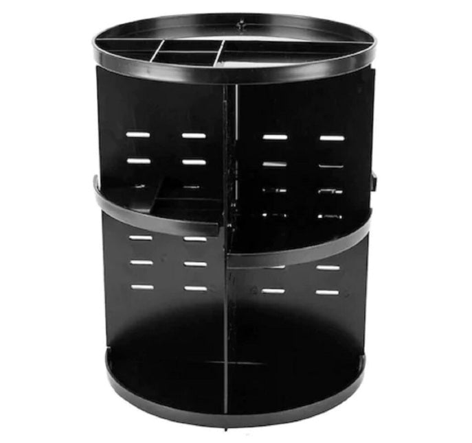 Organizator rotativ 360° pentru produse cosmetice – suport machiaj cu design modular