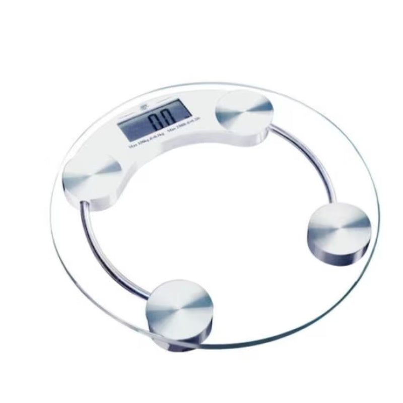 Cântar corporal digital – platformă din sticlă transparentă, afișaj electronic, oprire automată, capacitate maximă 180 kg