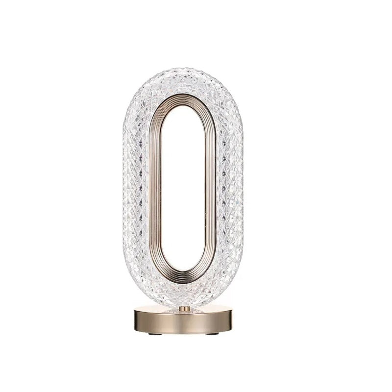 Lampa ambientală ovală – iluminare ambientală cu LED, design elegant