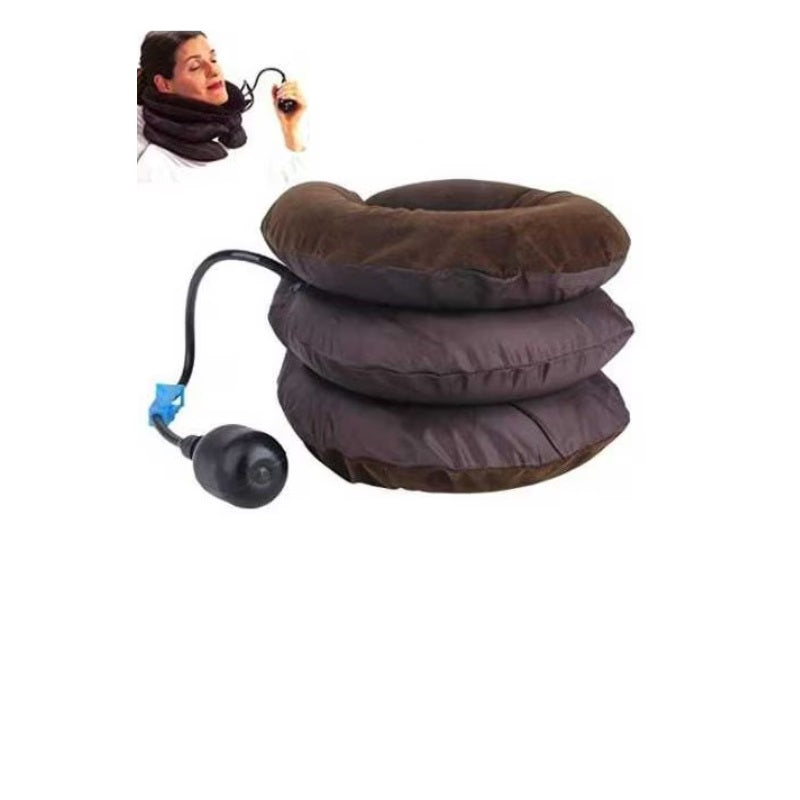 Guler cervical pentru elongare cu pompă manuală – tratament pentru dureri de gât și umeri