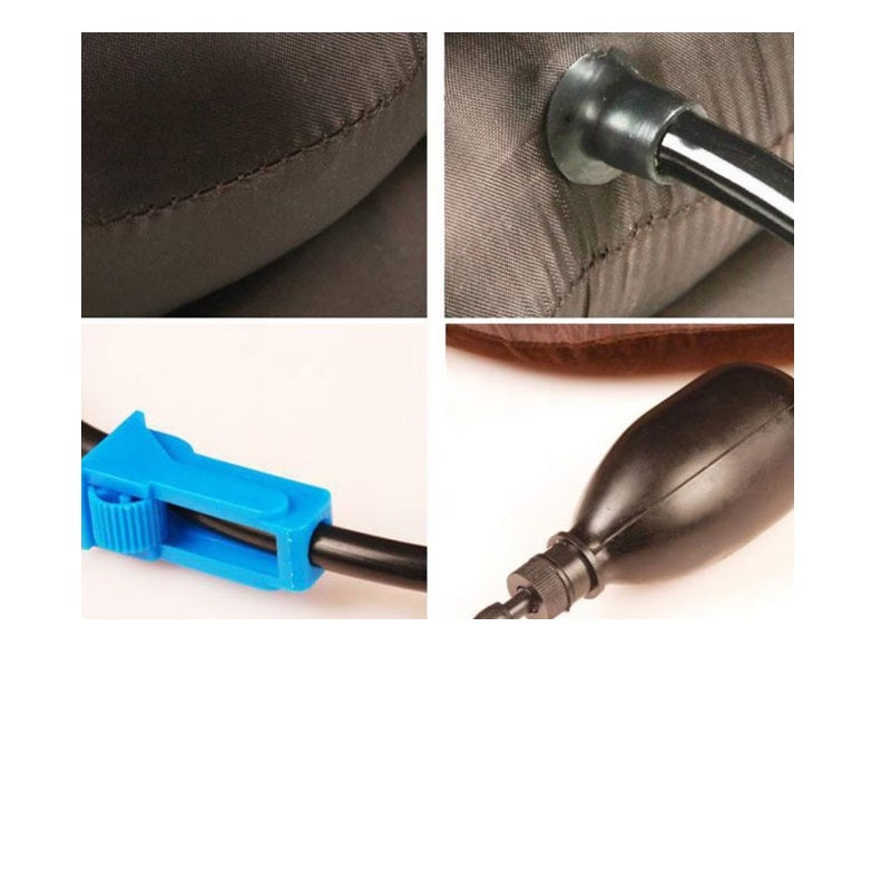 Guler cervical pentru elongare cu pompă manuală – tratament pentru dureri de gât și umeri