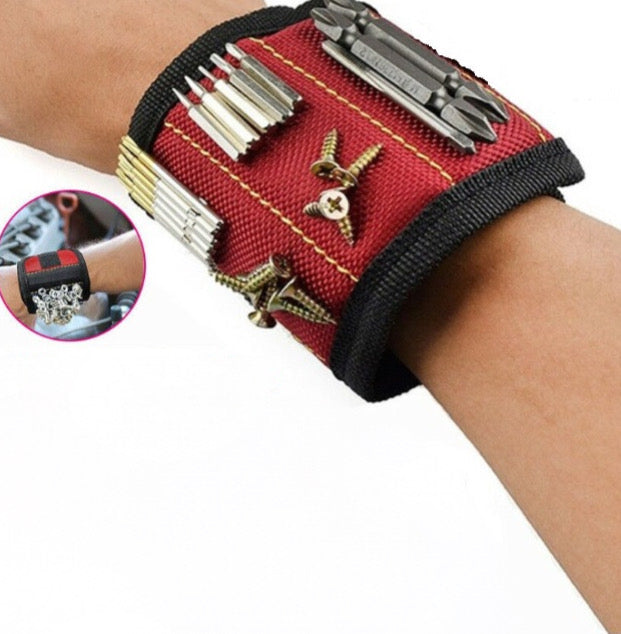 Curea magnetică pentru șuruburi – poliester, cu magneți neodim, reglabilă