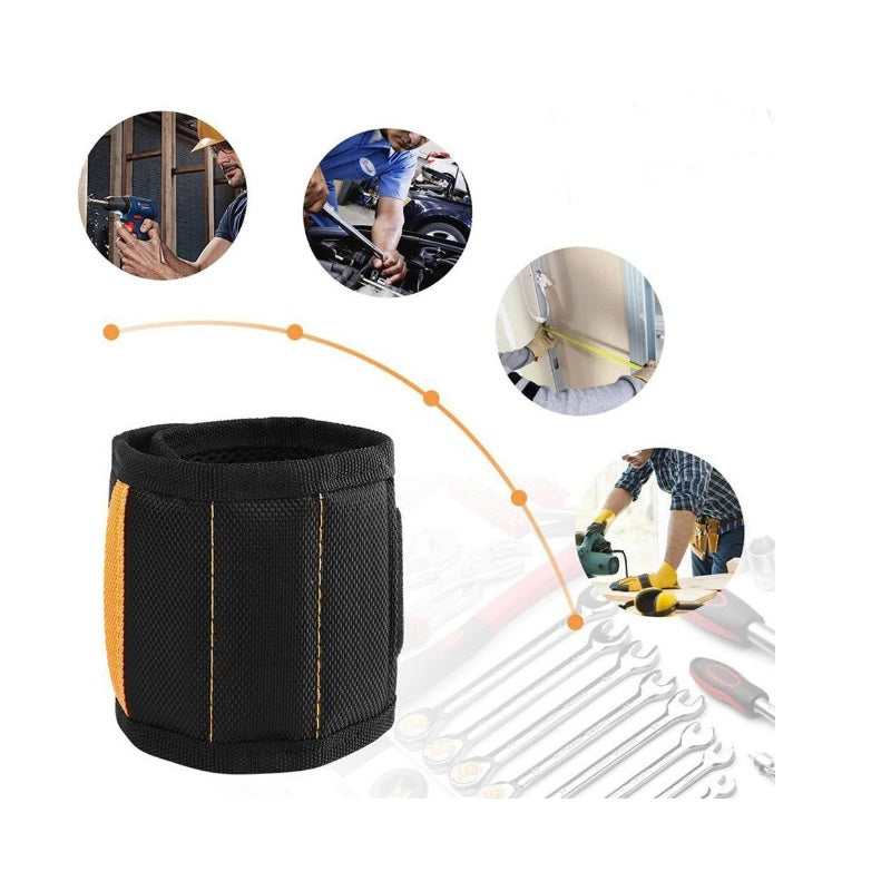 Curea magnetică pentru șuruburi – poliester, cu magneți neodim, reglabilă