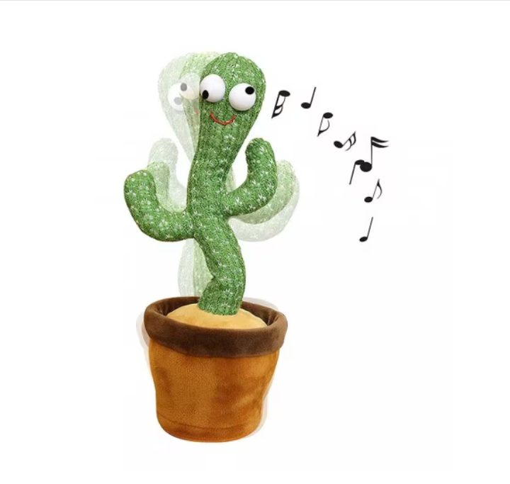 Jucărie cactus vorbitor și dansator interactivă pentru copii