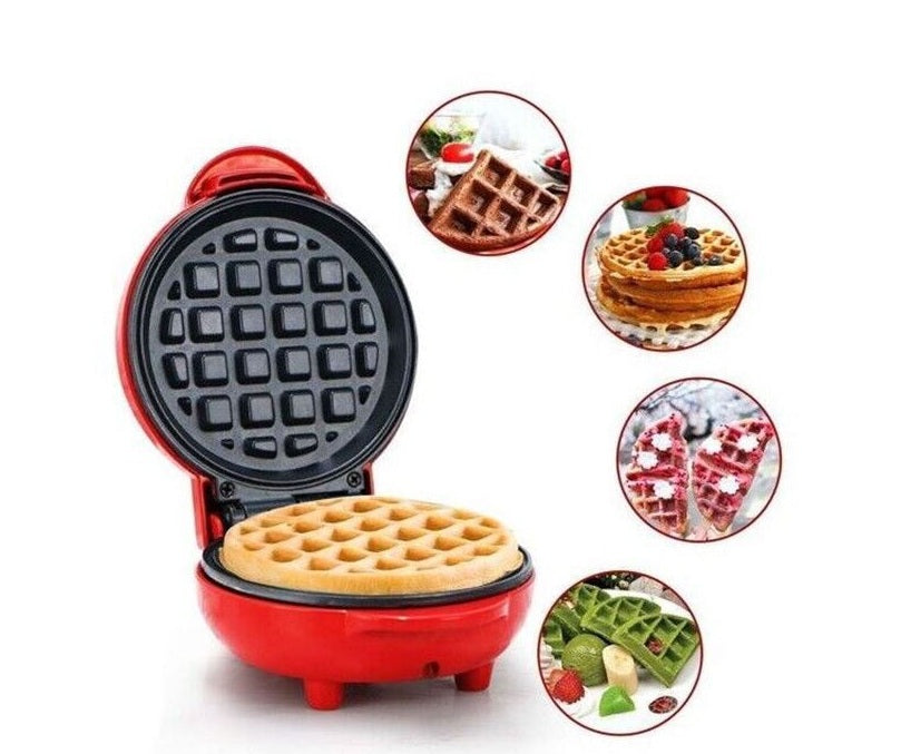 Aparat pentru făcut vafe – plită antiaderentă, încălzire rapidă, design compact