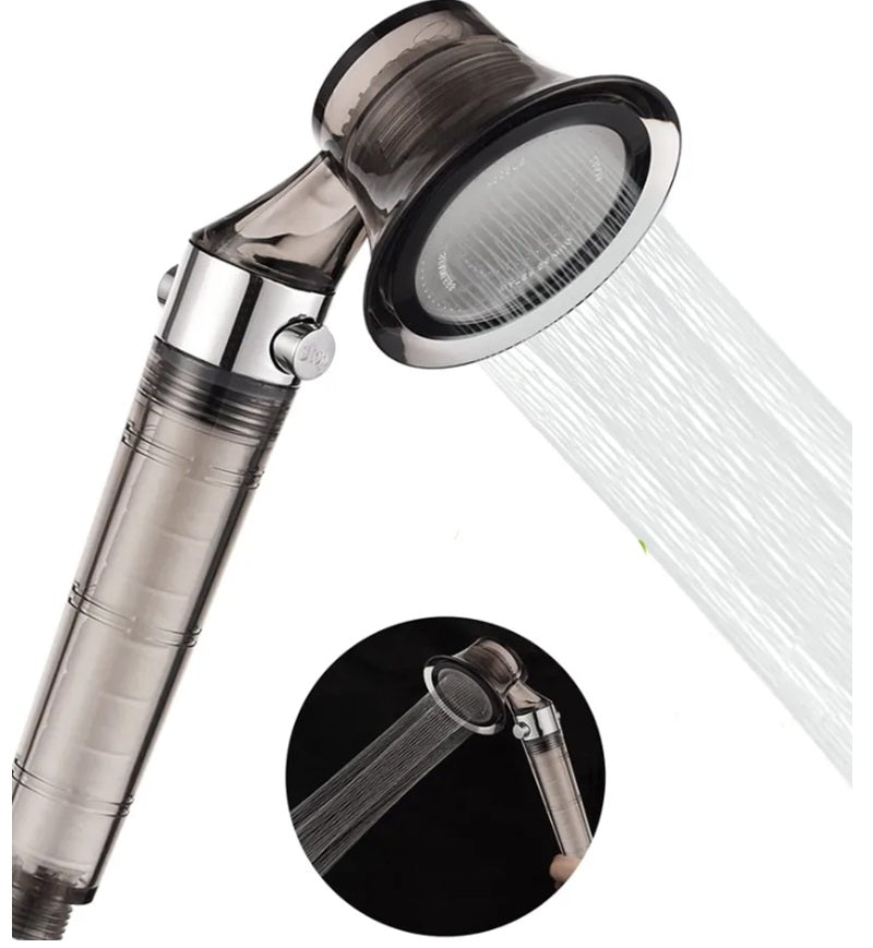 Cap de Duș cu Filtru pentru Sedimente – Presiune Ridicată, Economisire Apă, Jet în Spirala