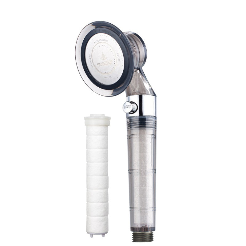 Cap de Duș cu Filtru pentru Sedimente – Presiune Ridicată, Economisire Apă, Jet în Spirala