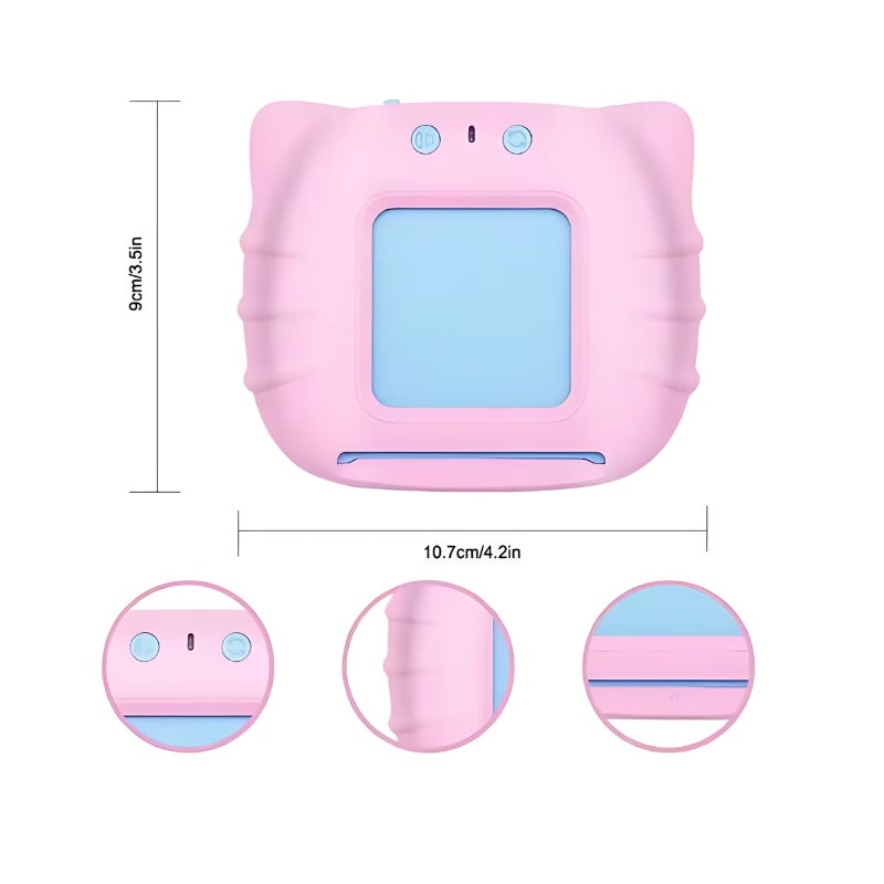 Cititor de carduri educativ pentru copii – 224 cuvinte, 112 imagini, roz