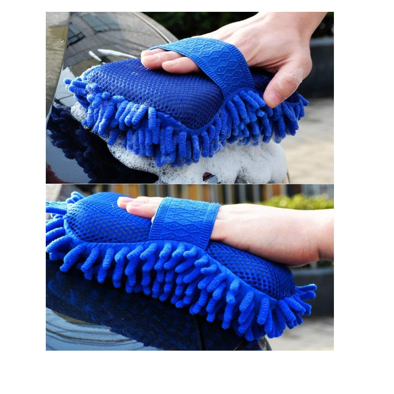 Mănușă din microfibră pentru praf – 22×15 cm, albastră