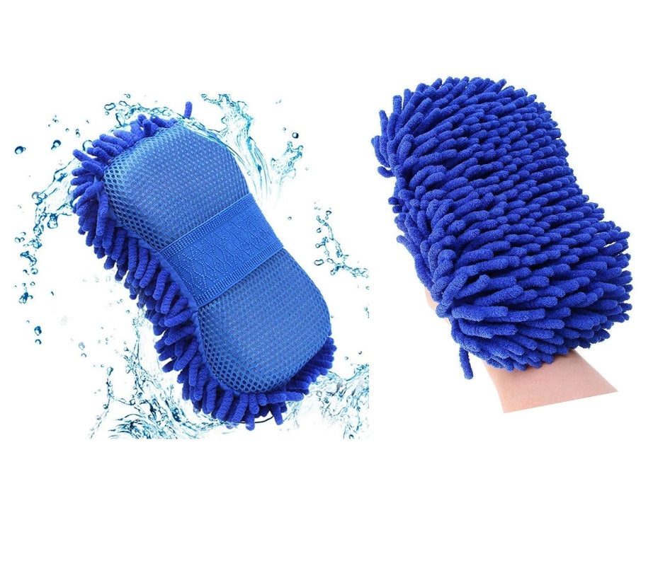 Mănușă din microfibră pentru praf – 22×15 cm, albastră