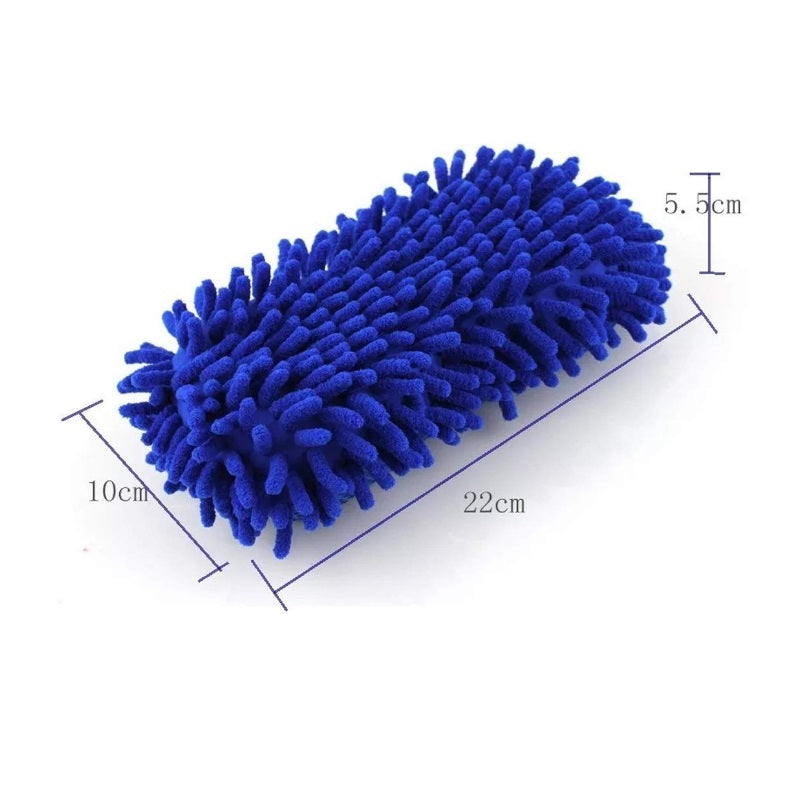 Mănușă din microfibră pentru praf – 22×15 cm, albastră