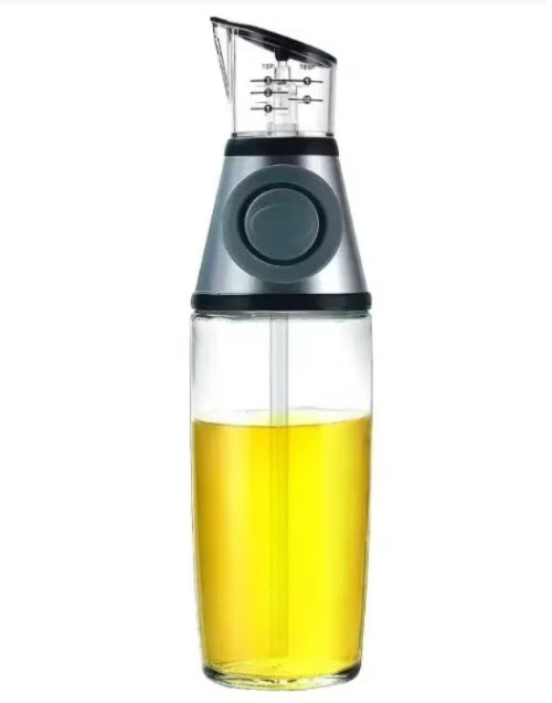 Dispenser din sticlă pentru ulei și oțet – 500 ml, cu dozaj precis