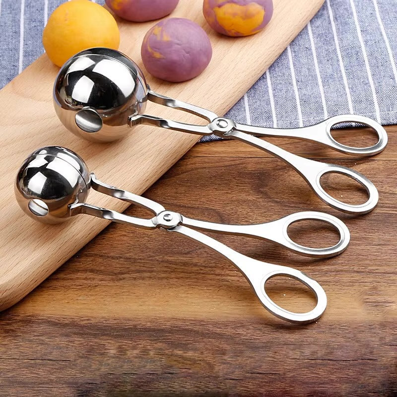 Clește multifuncțional din inox pentru chiftele – 17 cm