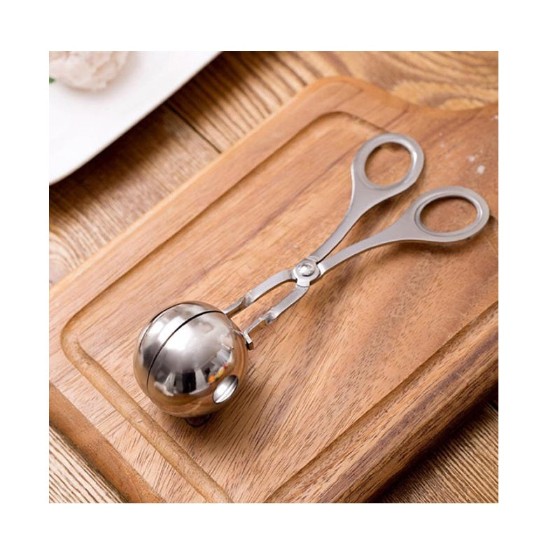 Clește multifuncțional din inox pentru chiftele – 17 cm