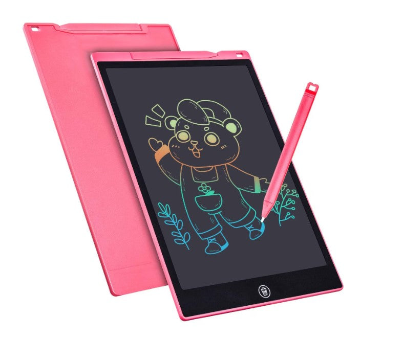 Tableta de scris &amp; desen LCD 20 cm – dispozitiv color roz