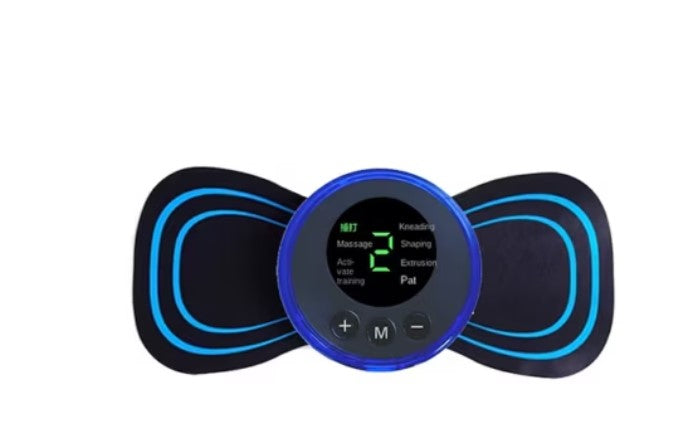 Dispozitiv masaj gât și talie – portabil, cu baterie reîncărcabilă