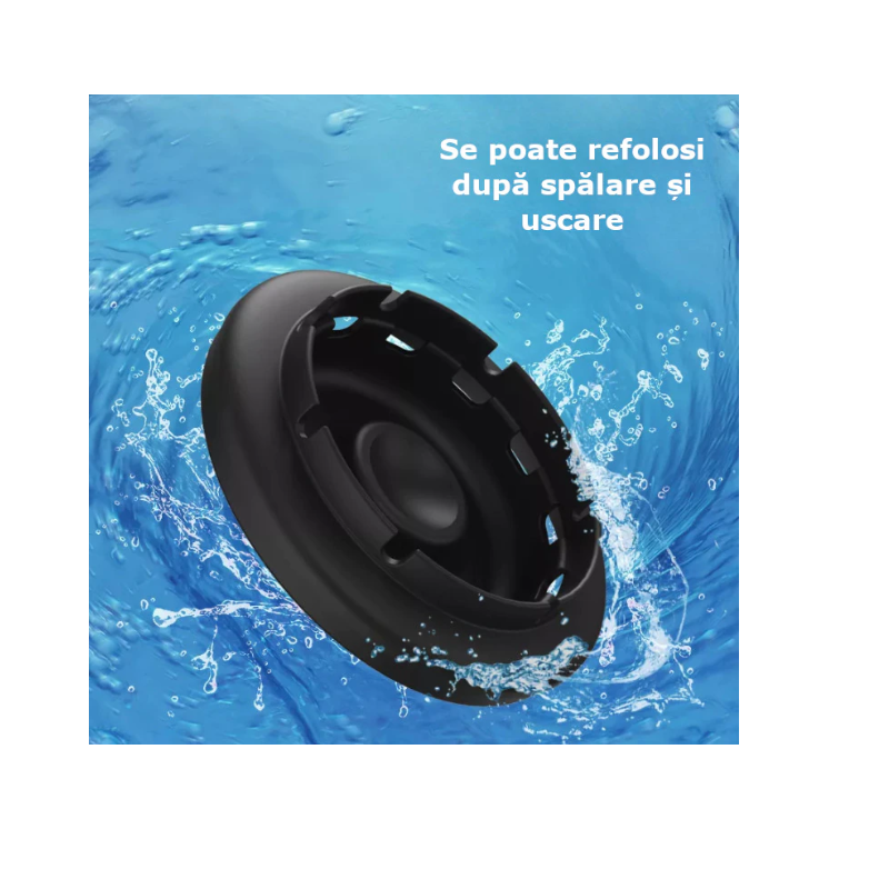 Scrumiera electrică 2 în 1 cu purificare aer și filtru fum – Verde metal