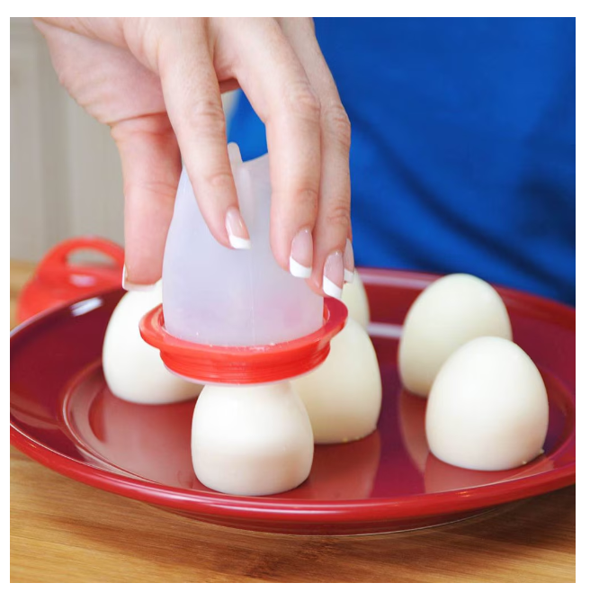 Forme din silicon 6 bucăți pentru ouă fără coajă – fiart simplu și igienic