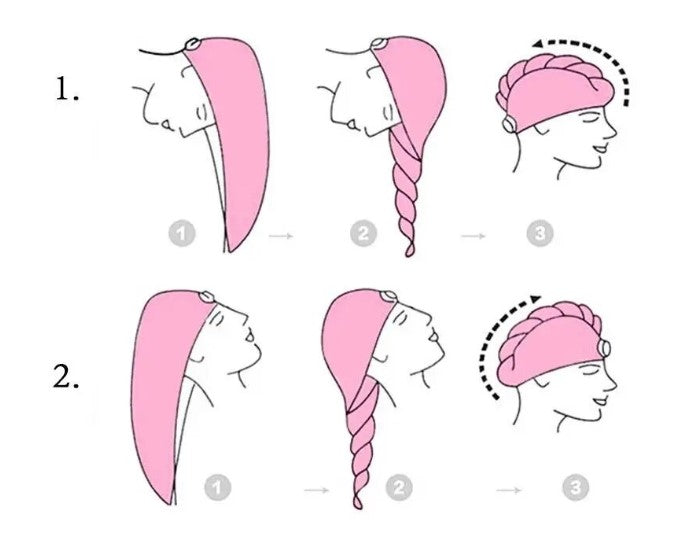 Prosop cap microfibră 60×22 cm roz – absorbție rapidă