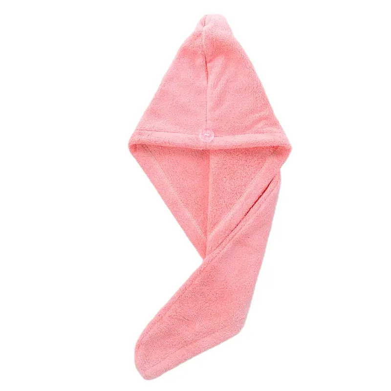 Prosop cap microfibră 60×22 cm roz – absorbție rapidă