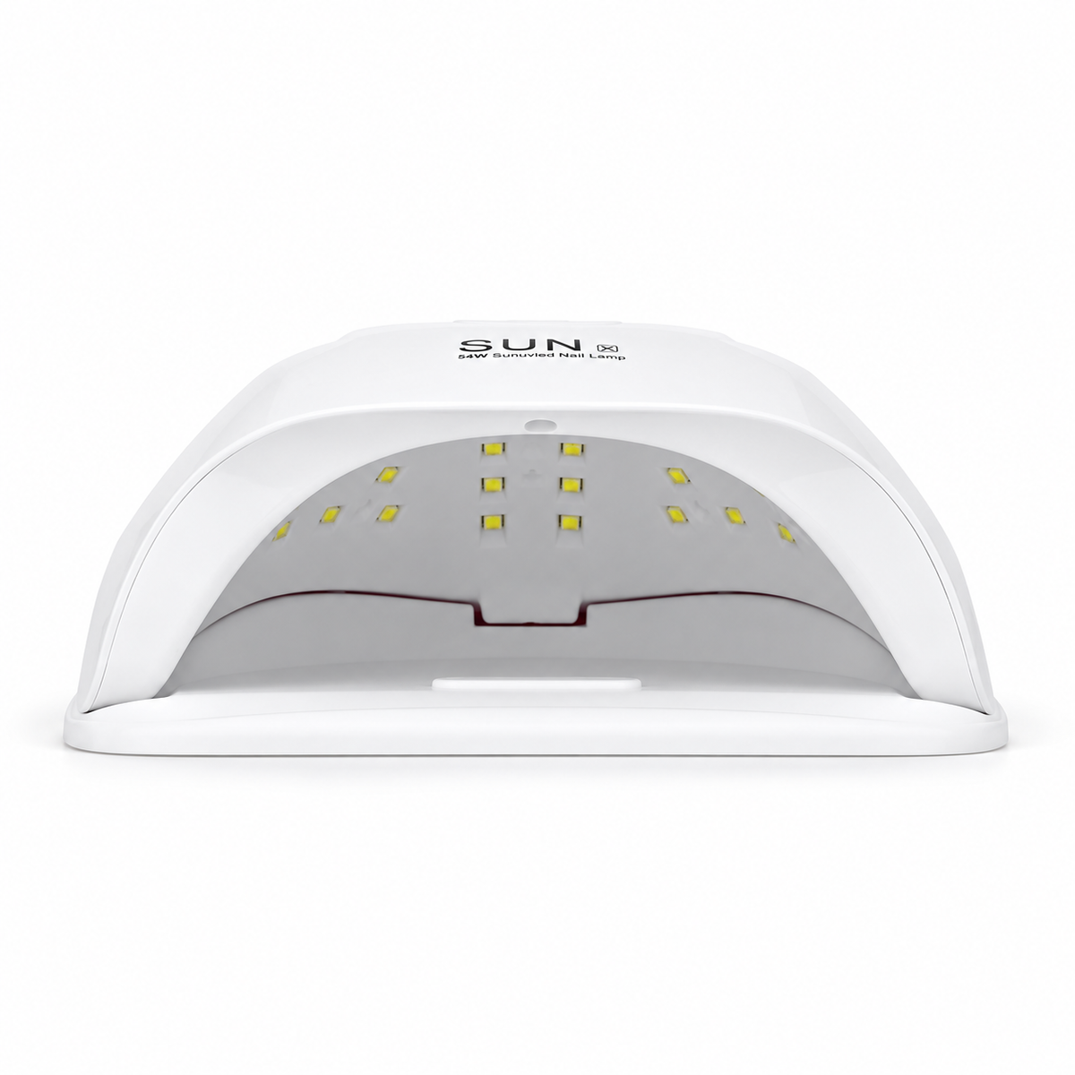 Lampă UV LED pentru unghii SUN X, 54 W, senzor automat, timer și afișaj digital, albă