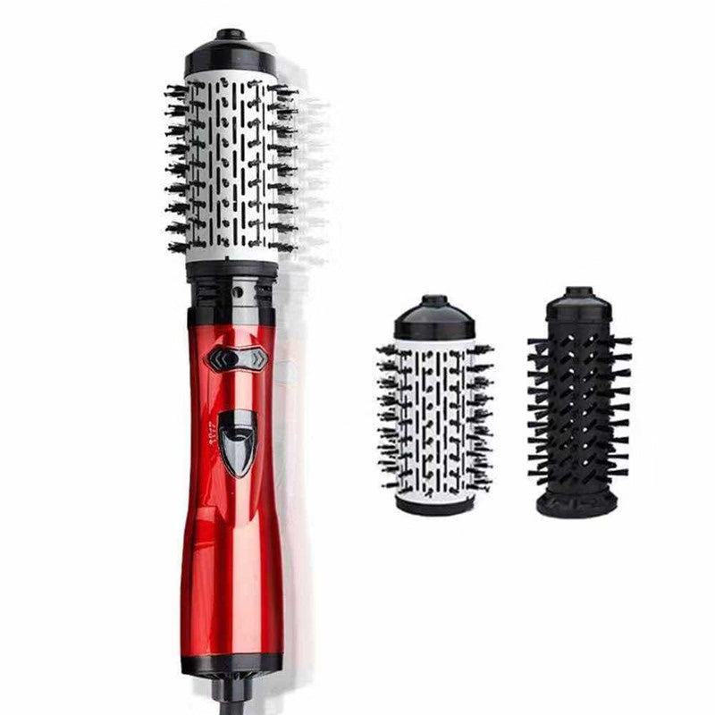 Perie Rotativă cu Aer Cald BX-559, 1200W, 2 Viteze, 3 Trepte de Temperatură, Înveliș Ceramic, Roșu/Negru