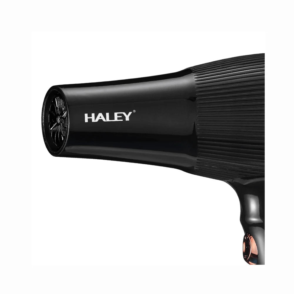 Uscător de Păr Profesional HALEY HY-4015, 2000W, Control Inteligent al Temperaturii, Uscare Rapidă