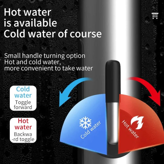 Robinet electric instant cromat, cu display si rotire 360 grade, 3000W