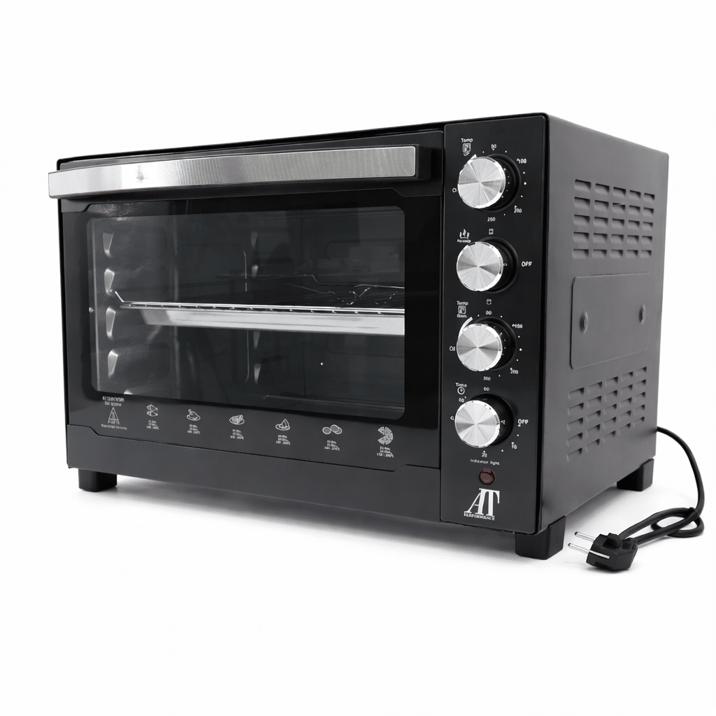 Cuptor Electric AT Performance AT-060L, 60L, 3000W, Negru