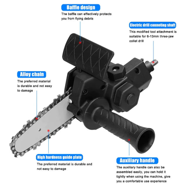Adaptor tip minidrujba pentru bormasina