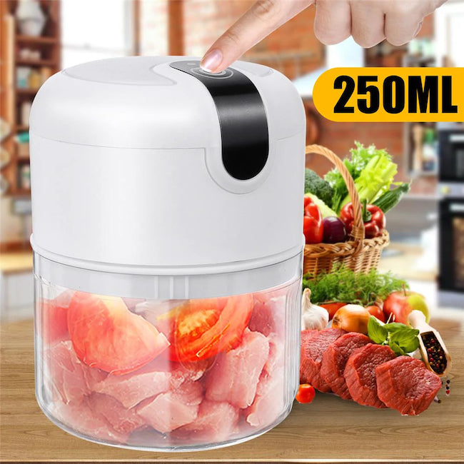 Tocator electric portabil, 250 ml, 3 lame de taiere