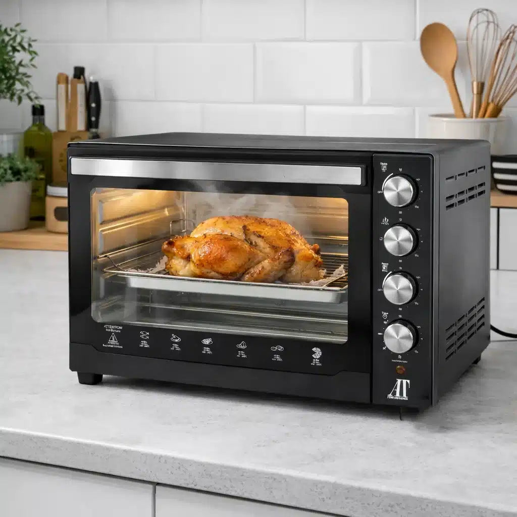 Cuptor Electric AT Performance AT-060L, 60L, 3000W, Negru