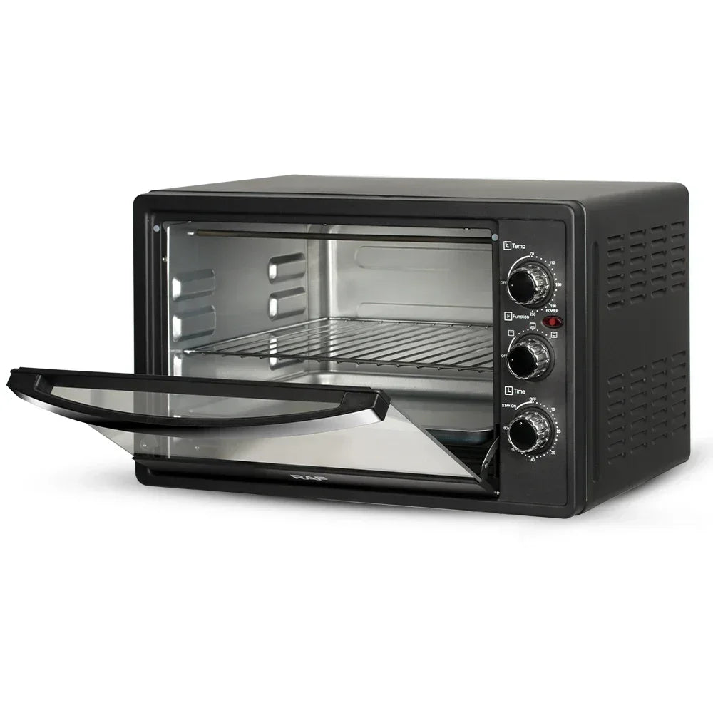 Cuptor Electric 25L, 1500W, Temperatură 320°C, 4 Rezistențe Inox, Timer 60 Min, Încălzire Sus/Jos