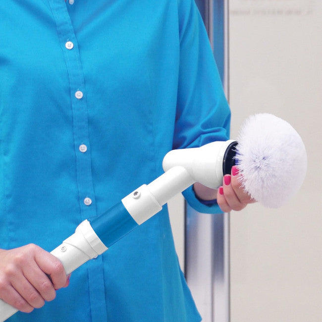 Mop Rotativ, Hurricane Spin Scrubber, 3 Capete Rotative, Alb