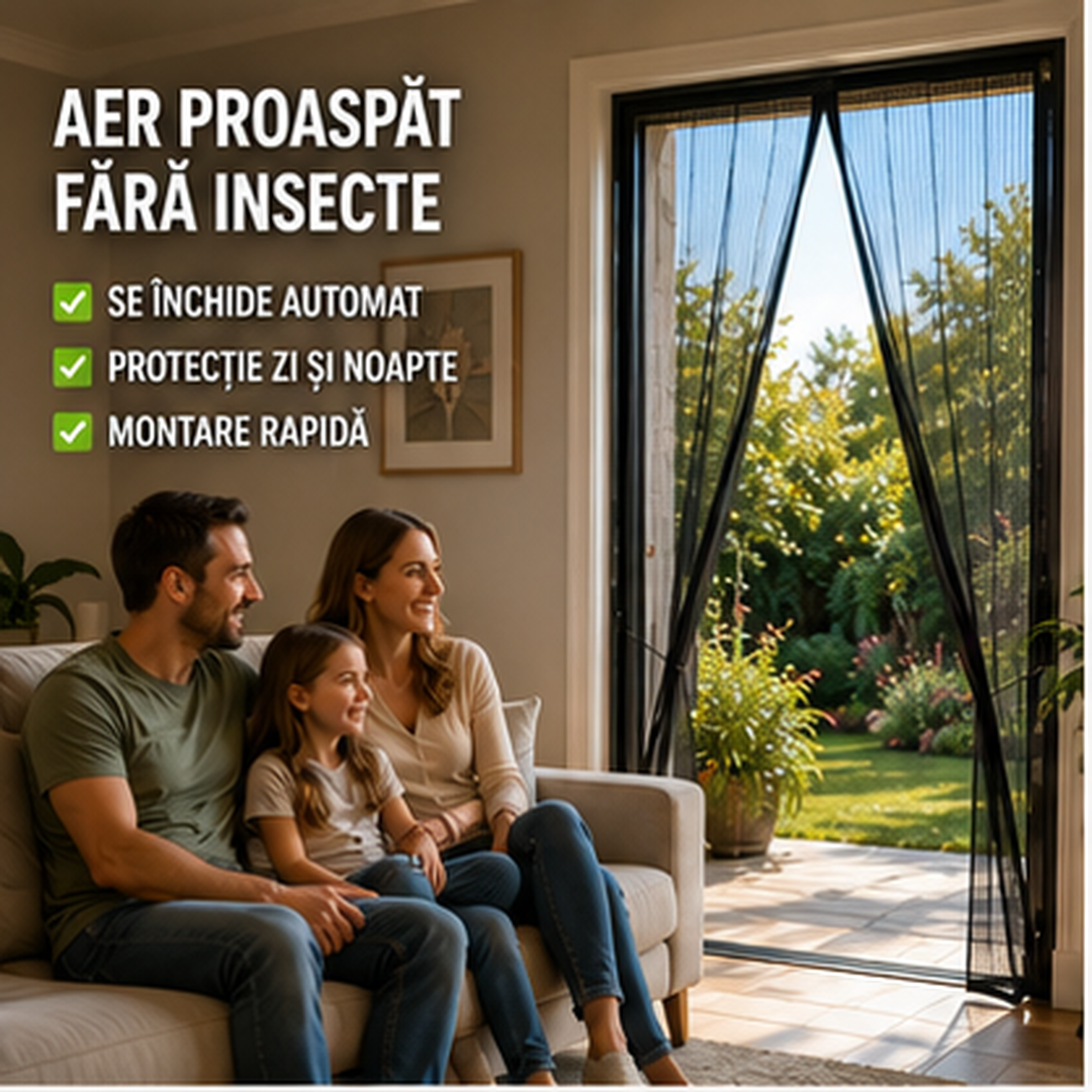Perdea Magnetica Anti Insecte pentru Usa