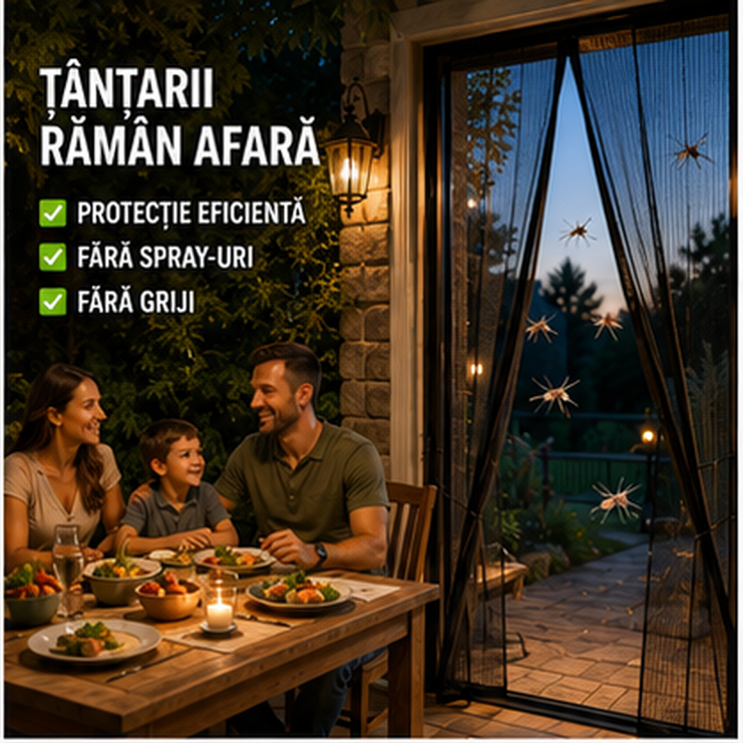 Perdea Magnetica Anti Insecte pentru Usa