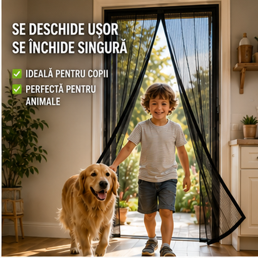 Perdea Magnetica Anti Insecte pentru Usa