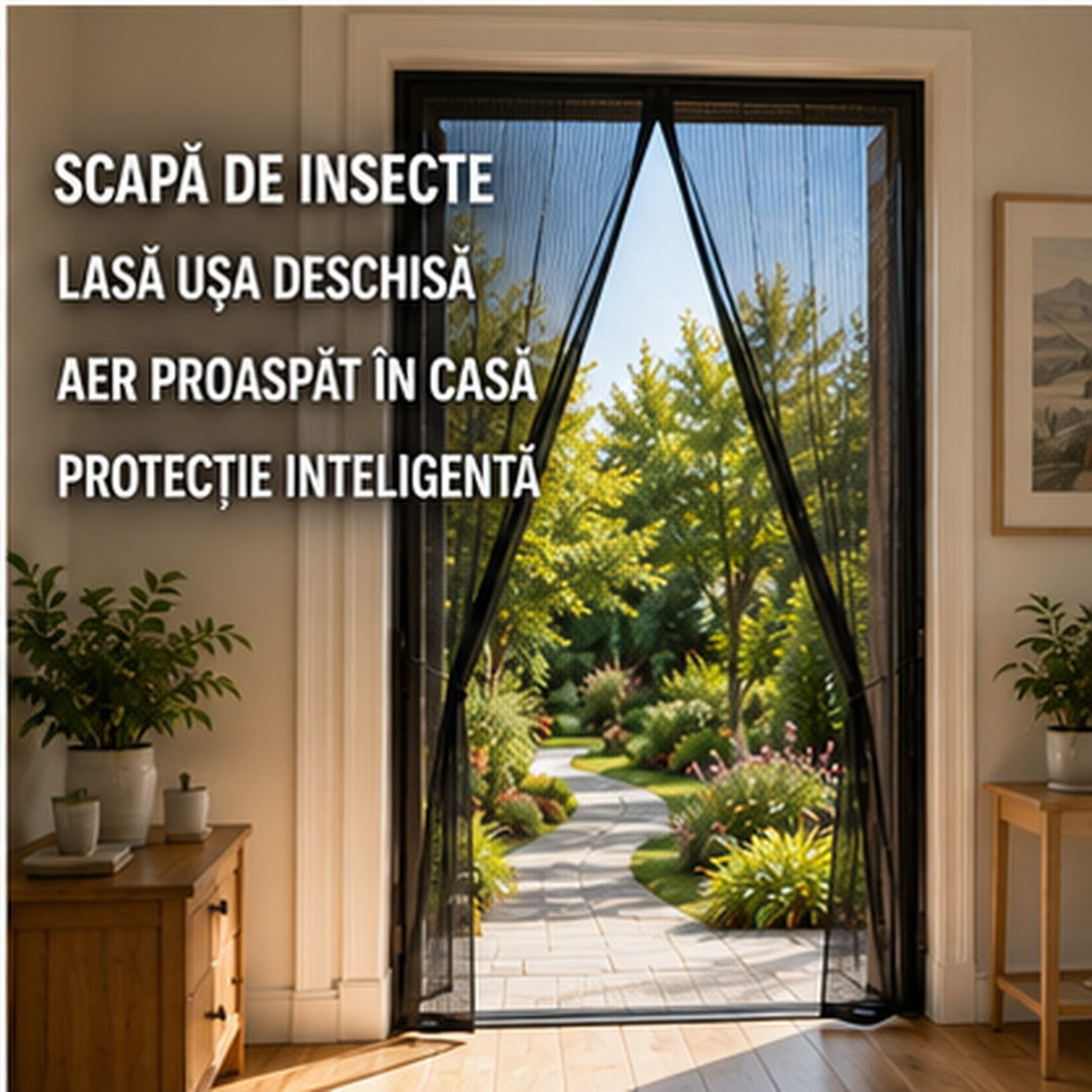 Perdea Magnetica Anti Insecte pentru Usa