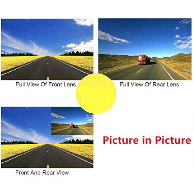 Camera Video Auto Dubla Oglinda Retrovizoare Reflection Vision, cu Doua Camere Full HD Fata/Spate