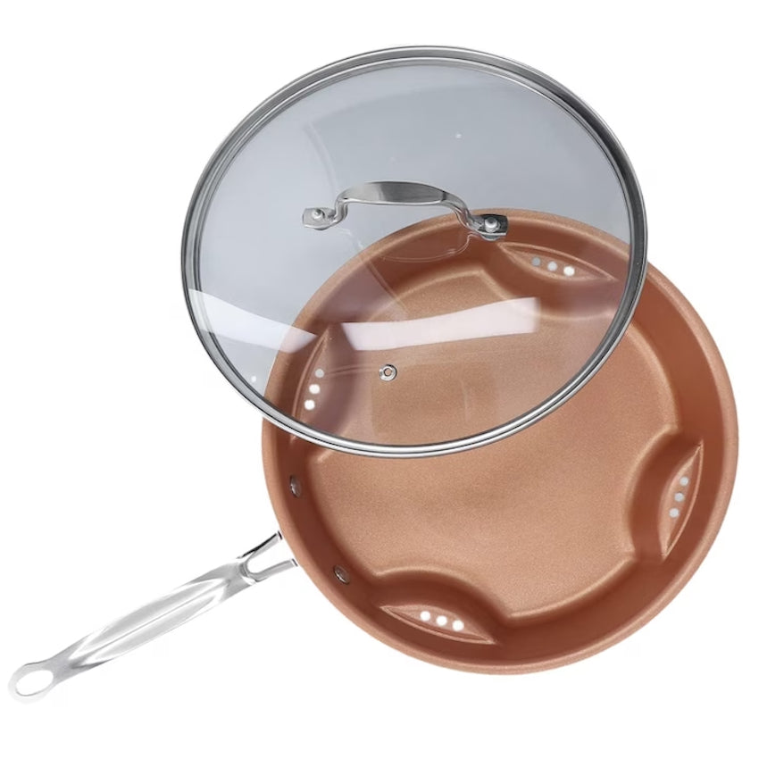 Cratita Migas Air Fry Pen, antiaderenta  cu capac