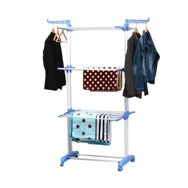 Uscator pliabil pentru rufe, vertical, pentru rufe si cu suport de umerase