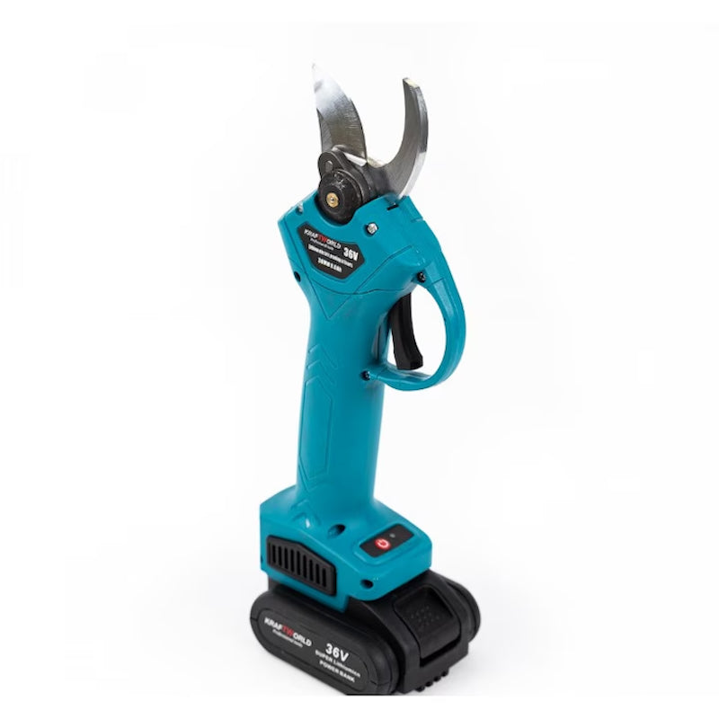 Foarfeca electrica portabila pentru Gradinarit , 2 Acumulatori, 500W, Lama din otel Carbon, baterie 8000mAh