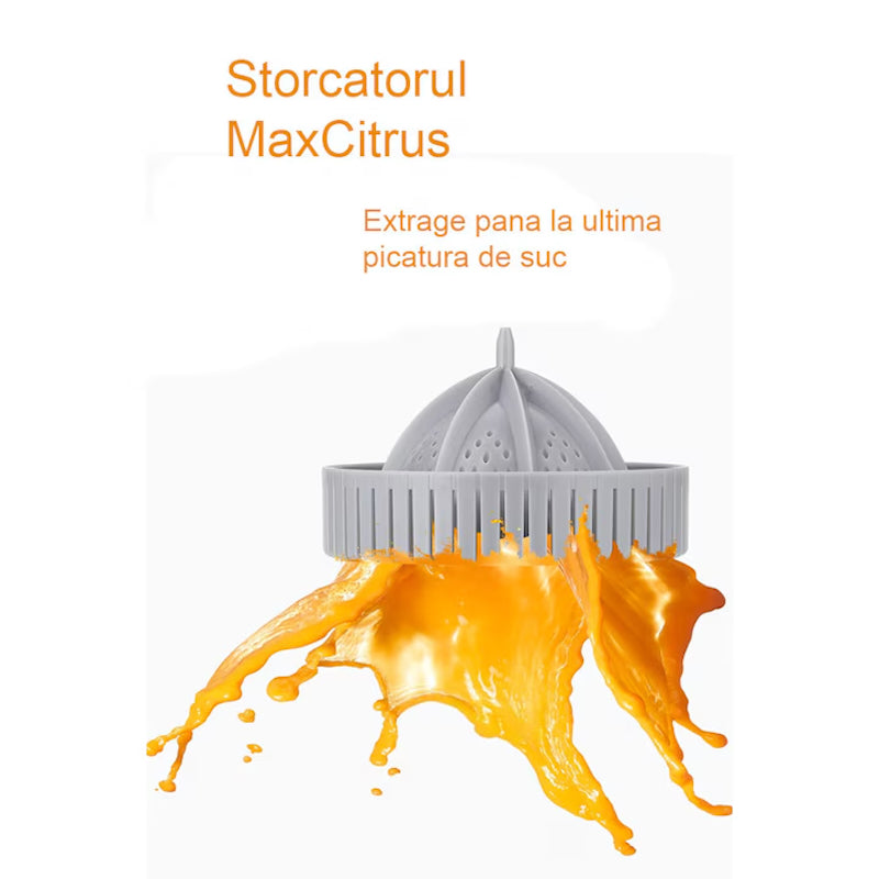 Storcator electric pentru citrice si alte fructe, portabil, design compact, 1.5L, 7.4V, 1600mah