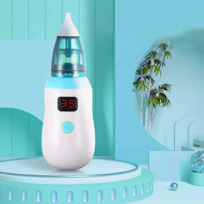 Aspirator Nazal electric pentru Copii cu trei nivele, pentru nas si urechi cu ecran led